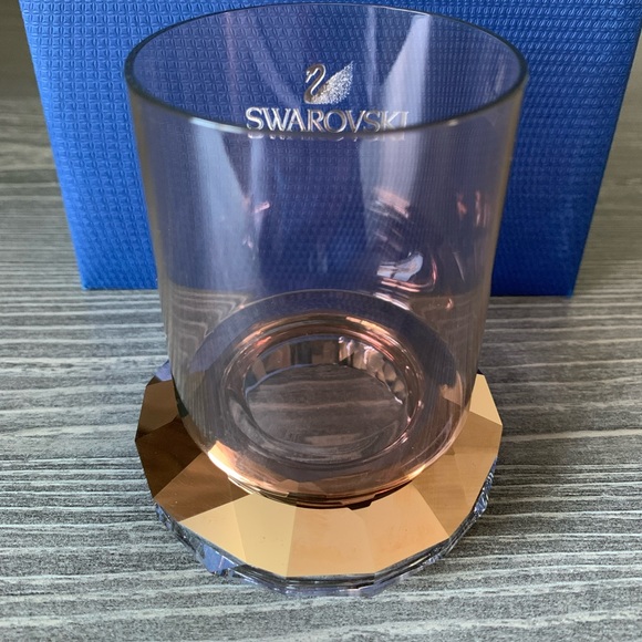 Set of 2 - Rose Gold Swarovski Candle Holders - Picture 5 of 5